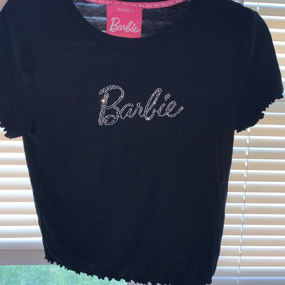 Barbie rhinestone shirt